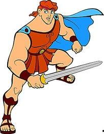 大力士卡通图片,卡通大力士的英勇风采